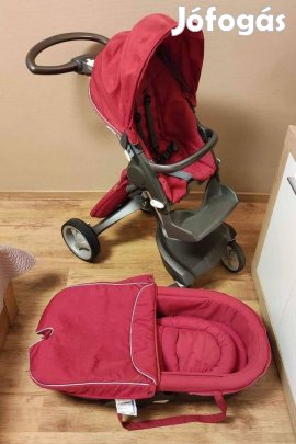 Stokke Xplory V2 babakocsi mózeskosárral