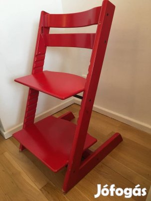 Stokke fa gyerekszék, magasság állítható