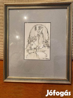 Stotz Mihály : Kiátkozás grafika