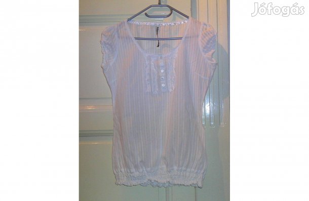 Stradivarius fehér női felső, blúz ( L-es )