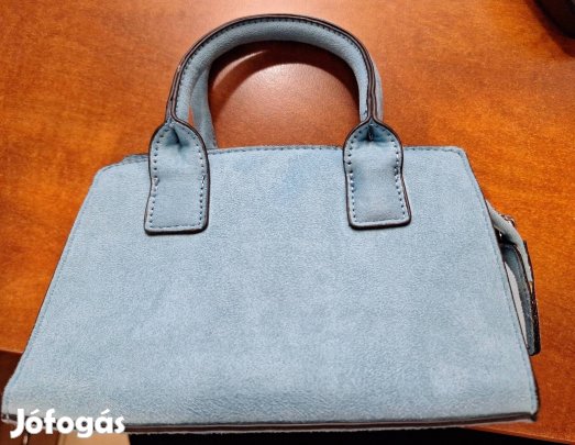 Stradivarius kis kék kézitáska 18x20x8