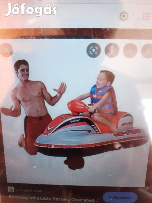 Strandoláshoz elektromos Jestky 140x80cm Bestway JS Pro