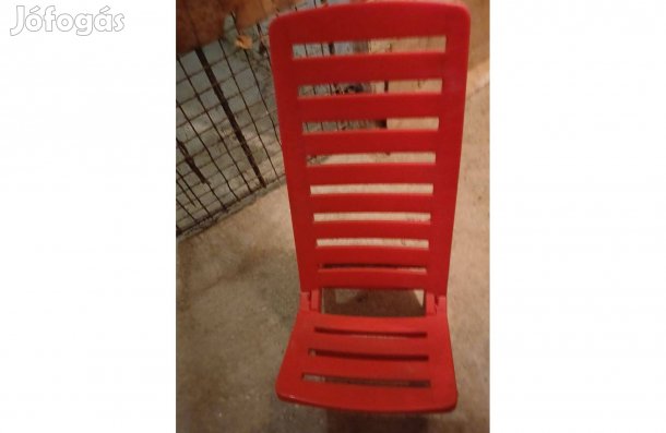 Strandszék műanyag