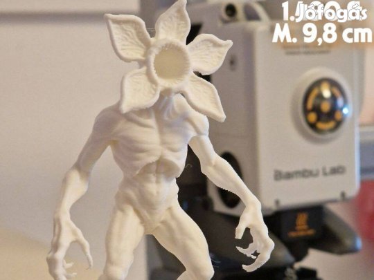 Stranger Things 3d nyomtatással készült bábuk/díszek