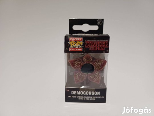 Stranger Things Demogorgon kulcstartó dobozzal Új Készleten számlával