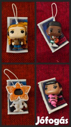 Stranger Things Figura 4db-os szett (Funko Pop x Kinder Joy)
