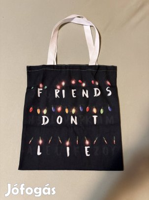 Stranger things táska, vászontáska, vászonszatyor, bevásárlótáska