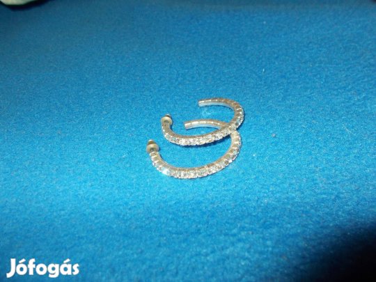 Strasszköves karika fülbevaló