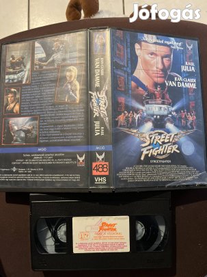 Street fighter vhs nagytok akció Van Damme