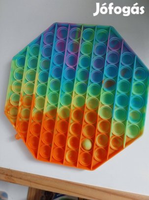 Stresszoldó, fejlesztő Pop it bubble fidget