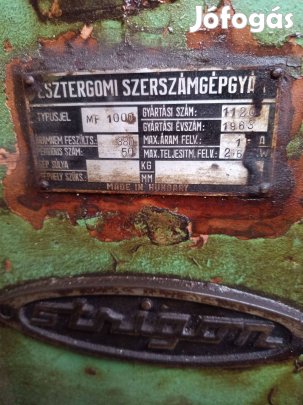 Strigon MF 1000 típusú marógép eladó