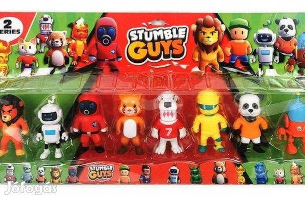 Stumble Guys játék figura szett, Új