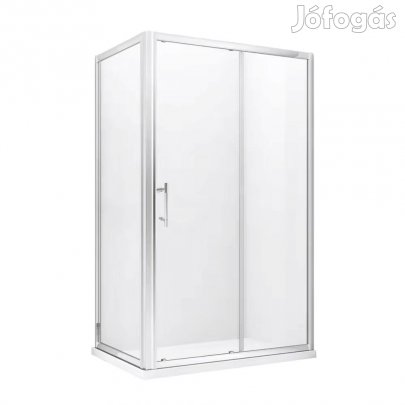 Stuxi Delhi 140x90 aszimmetrikus szögletes tolóajtós zuhanykabin 6 mm