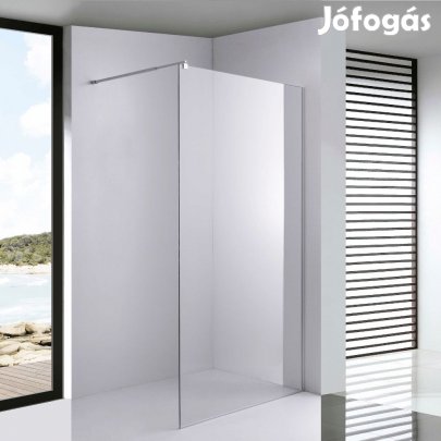 Stuxi Milano Walk-in zuhanyfal, 110x200 cm, 8 mm vastag vízlepergető