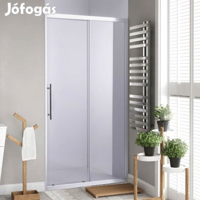 Stuxi Nizza 120 cm széles toló zuhanyajtó 6 mm vastag vízlepergető bi