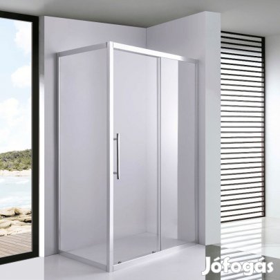 Stuxi Nizza 120x90 aszimmetrikus szögletes tolóajtós zuhanykabin 6 mm