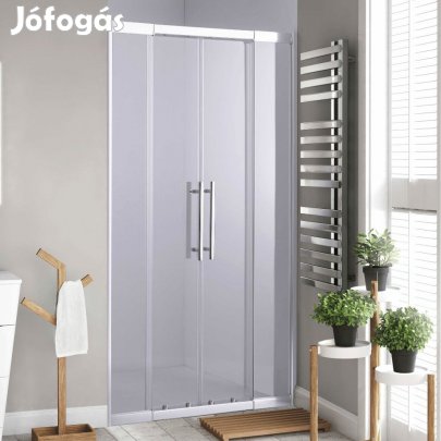 Stuxi Sydney 150 cm széles két tolóajtós zuhanyajtó 6 mm vastag vízle