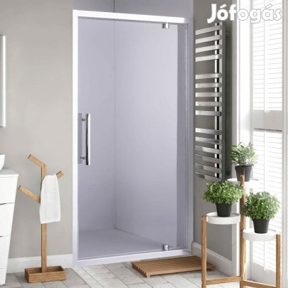 Stuxi Torino 100 cm széles nyílóajtós zuhanyajtó 6 mm vastag vízleper