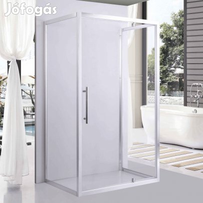 Stuxi Torino 110x70 falsíkra szerelhető 3 oldalú nyílóajtós zuhanykab