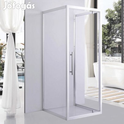 Stuxi Torino 80x90 falsíkra szerelhető 3 oldalú nyílóajtós zuhanykabi