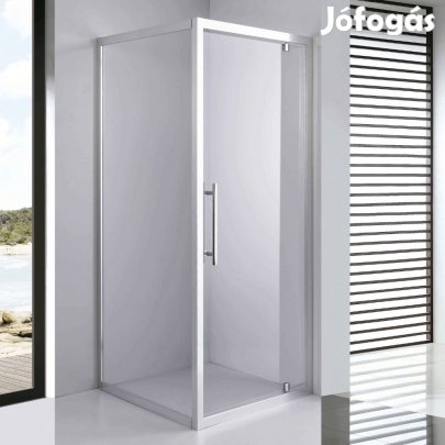 Stuxi Torino 90x90 szögletes nyílóajtós zuhanykabin 6 mm vízlepergető
