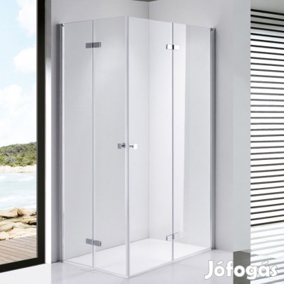 Stuxi Verona Duo 110x120 aszimmetrikus két csuklóajtós zuhanykabin 6