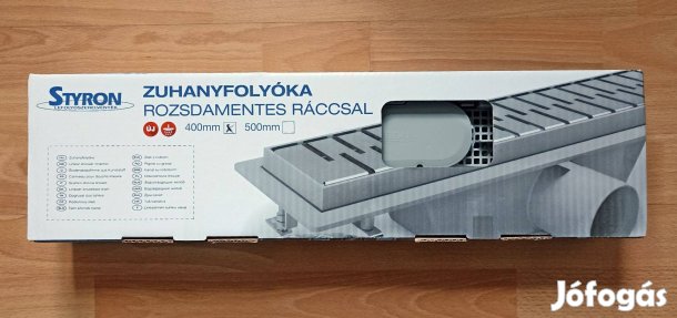 Styron Harmony Sty-H-40 zuhanyfolyóka, rozsdamentes, új, bontatlan