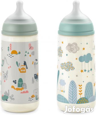 Suavinex kólika elleni cumisüveg fiziológiás szilikon cumival, 6 hó k