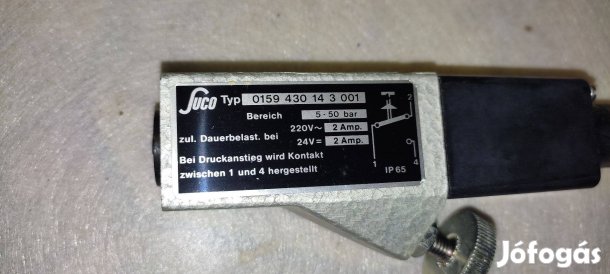 Suco 0159 430 14 3 001 Nyomáskapcsoló 5 - 50 BAR Eladó
