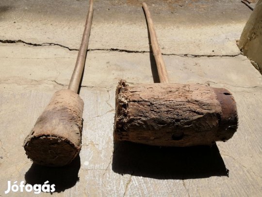 Sukk fabunkó noszogató retro fahasogató szerszám dekoráció szett ár