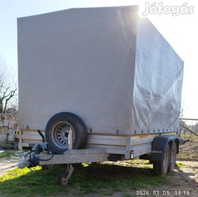 Suller XL ponyvás utánfutó