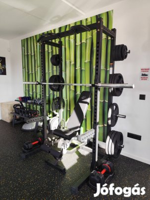 Súlyemelő állvány 220 cm hosszú rudakhoz