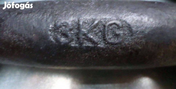 Súlyzó vas 3-3 kg 2 db egyben