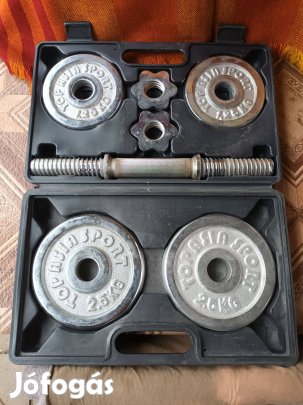 Súlyzókészlet egykezes kb 8kg