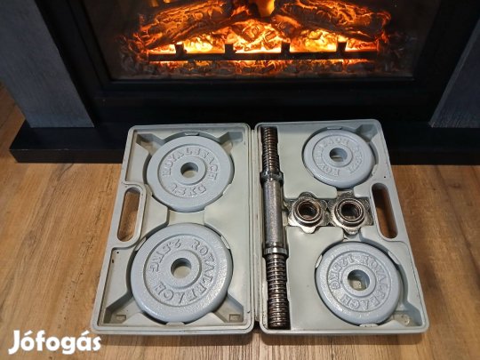 Súlyzókészlet kofferben 10 kg