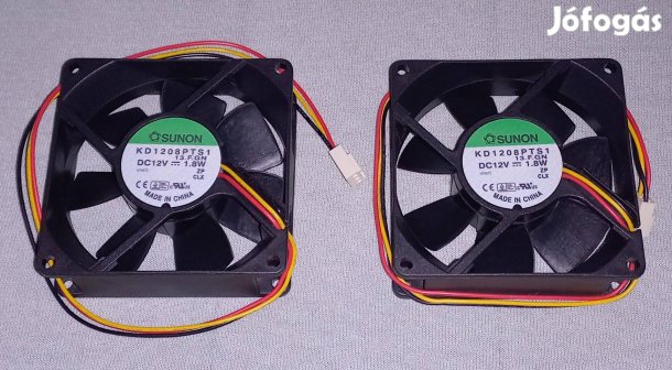 Sunon KD1208PTS1 ventilátorok - Újak