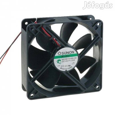 Sunon Ventilátor 120mm - 37dB - 158m3/h - DC 12V (_)