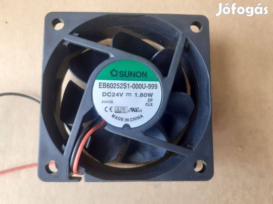 Sunon axiális ventilátor, 24VDC, 60x60x25mm