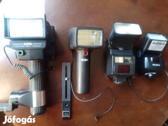 Sunpak 3600 Rollei 140 res Edixa f 300 Sony hvl f1000 vaku
