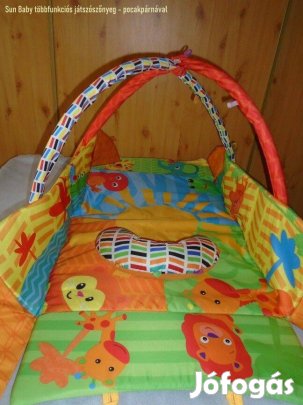 Sunshine Sun Baby többfunkciós játszószőnyeg - hasalópárnával