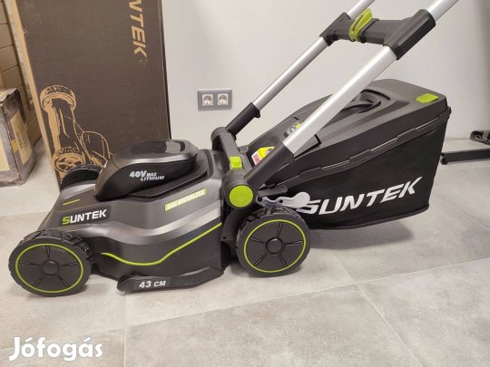 Suntek 40V akkus akkumulátoros fűnyíró új