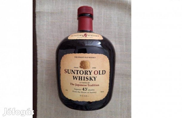 Suntory Old szép japán üveg üres állapotban eladó Debrecenben