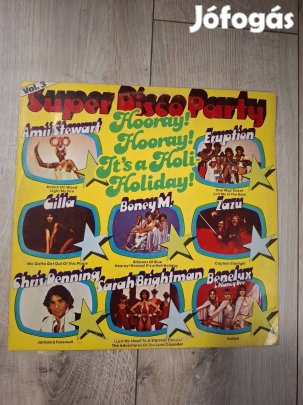 Super Disco Party 3. bakelit lemez 