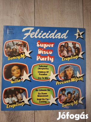 Super Disco  Party 4. bakelit lemez 