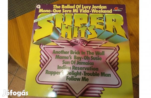 Super Hits bakelit hanglemez eladó