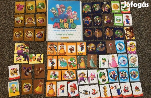 Super Mario 68 db gyűjthető kártya albummal!