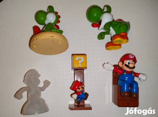 Super Mario figurák egyben 4999 ft, 5 db