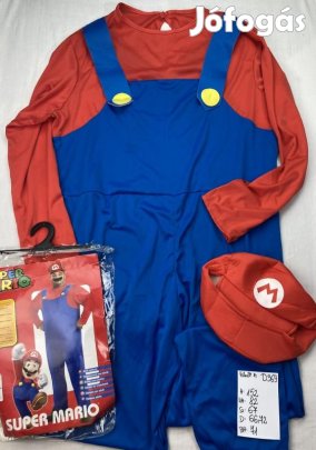 Super Mario jelmez, felnőtt jelmez D369