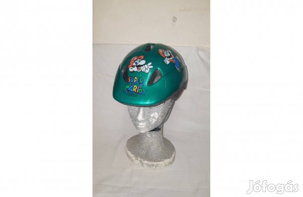 Super Mario retró bicikli sisak