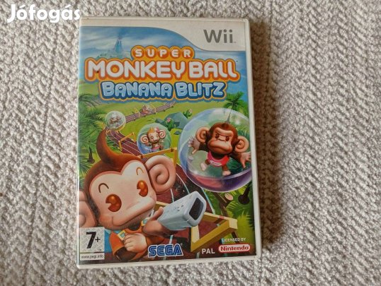 Super Monkey Ball eredeti Nintendo Wii játék